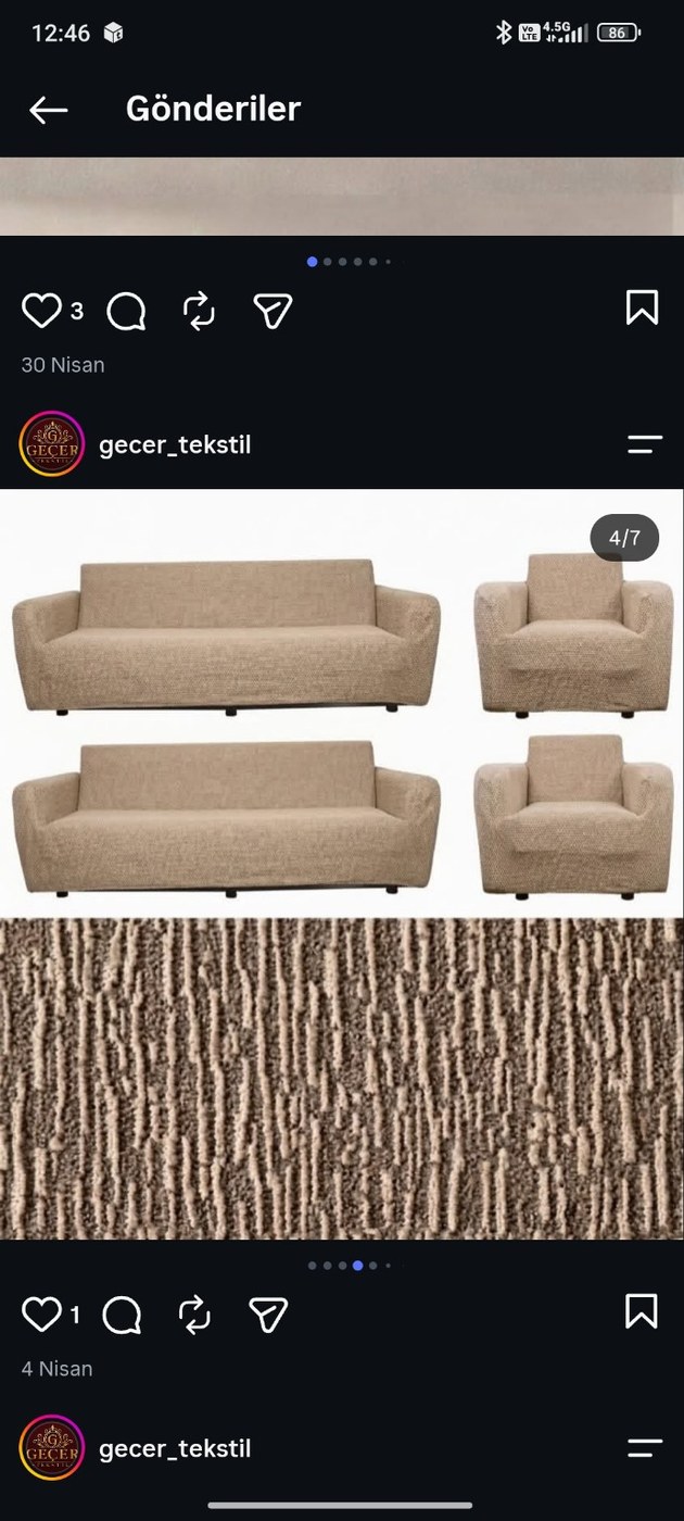Koltuk Örtüsü – Gri